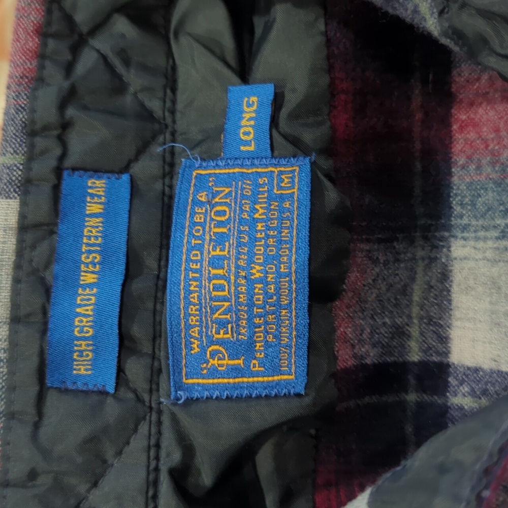 Pendleton Men Western Style Wool Plaid Flannel - image 2